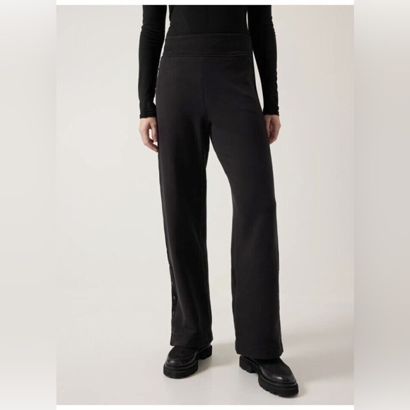 Athleta Retroplush Velvet Straight Leg Pants - Picture 1 of 13